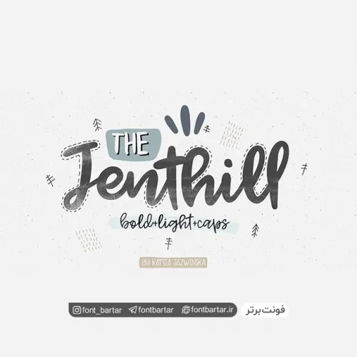 فونت انگلیسی Jenthill