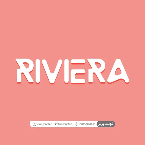 فونت انگلیسی Riviera