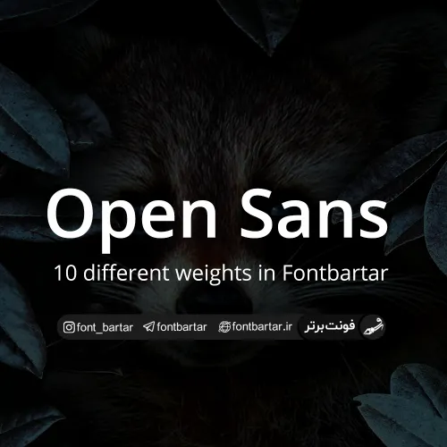 فونت انگلیسی Open Sans