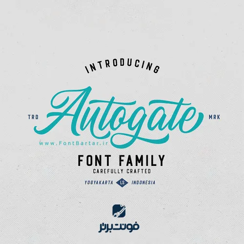 فونت انگلیسی AutoGate