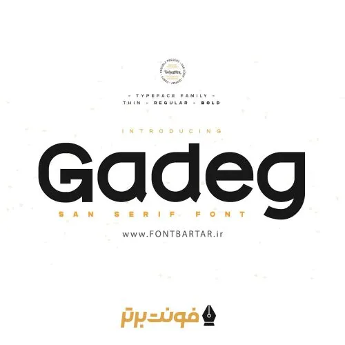 فونت انگلیسی Gadeg 4 فونت انگلیسی Gadeg
