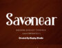 فونت انگلیسی Savanear