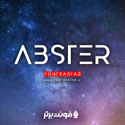 فونت انگلیسی Abster 5 فونت انگلیسی Abster