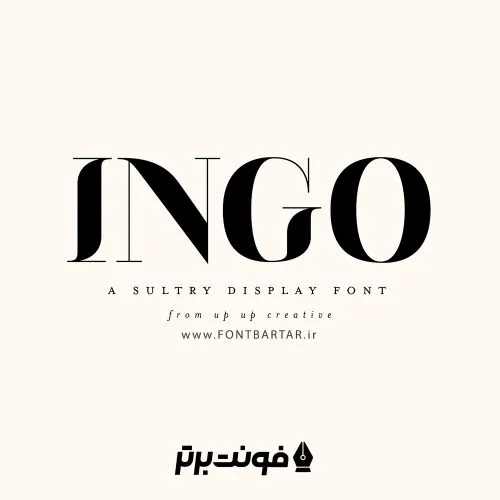 فونت انگلیسی Ingo Font 7 فونت انگلیسی Ingo Font