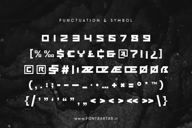premium font