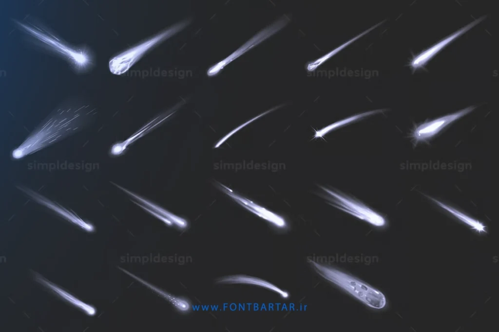 براش ستاره فتوشاپ 3 براش فتوشاپ رایگان